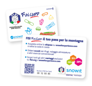 DimmidiSì sponsor della FISI Fun Card – Una sponsorship di grandissima visibilità