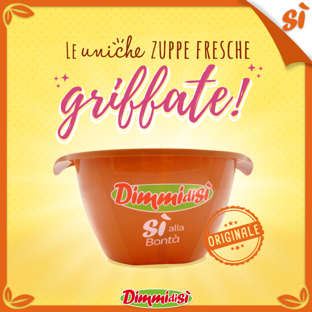 Zuppe DimmidiSì: da oggi le ciotole sono griffate