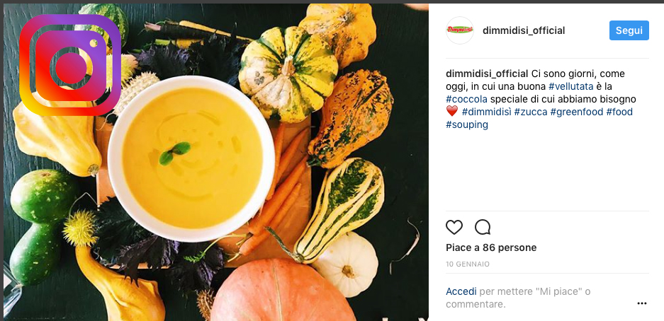 DimmidiSì debutta alla grande su Instagram