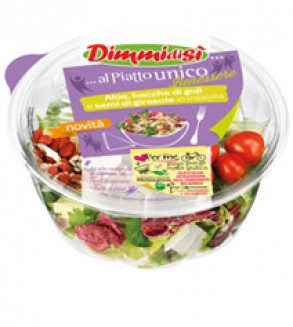 Quattro nuove insalatone arricchite: il banco frigo dell’ortofrutta fa il pieno di novità con DimmidiSì