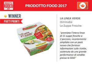 DimmidiSì le Zuppe Fresche vincono il premio della testata FOOD