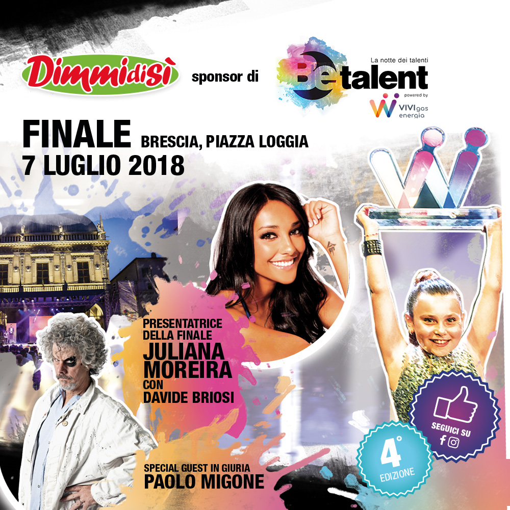 Dimmi di Sì sul palco con Be Talent