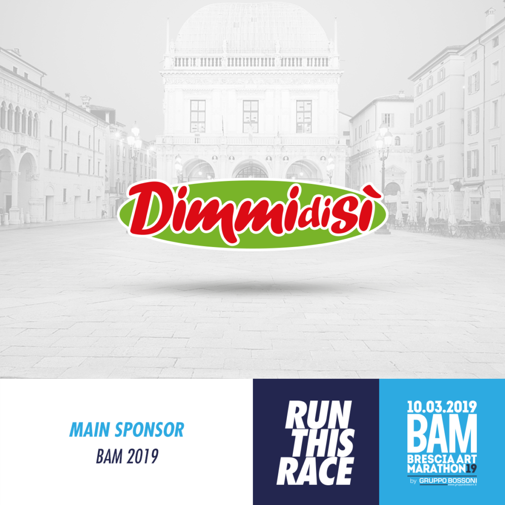 DimmidiSì Main Sponsor Brescia Art Marathon