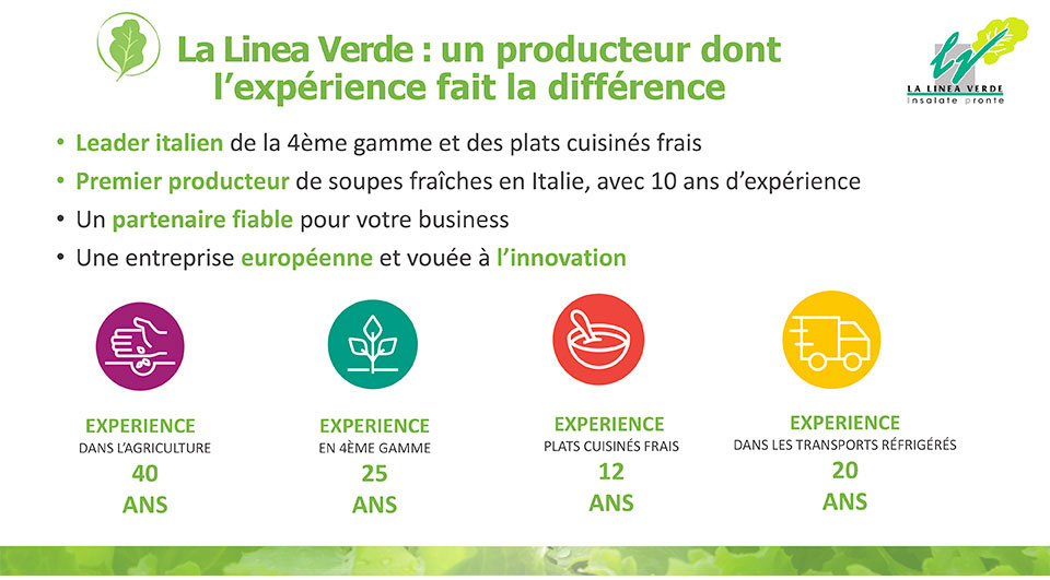 un producteur dont expérience fait la différence La linea verde