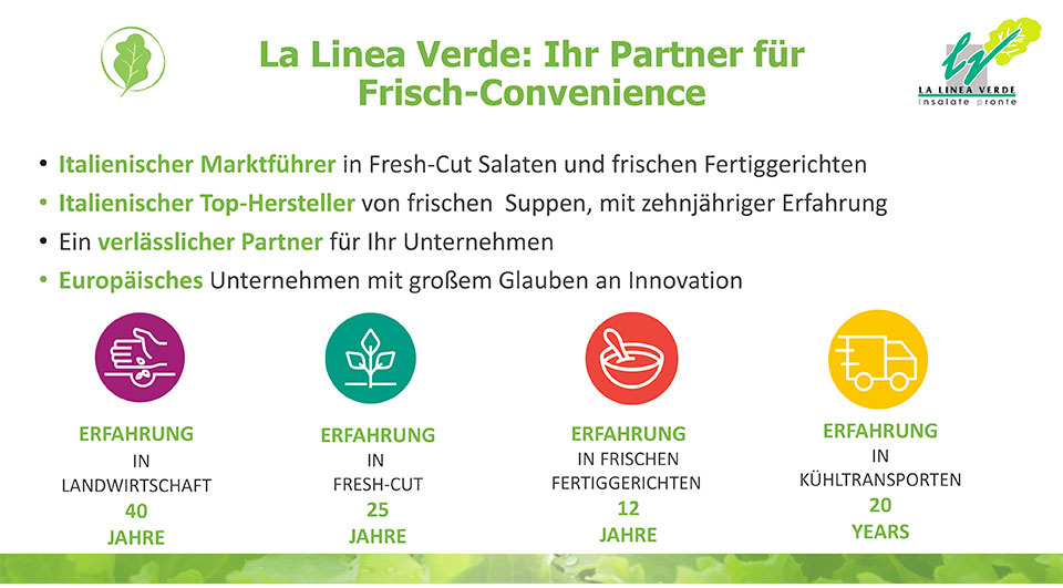 Ihr Partner für fisch convenience La linea verde