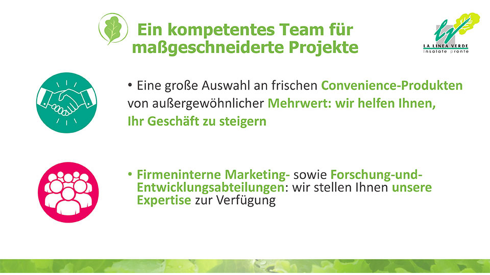 Ein kompetentes Team La linea verde