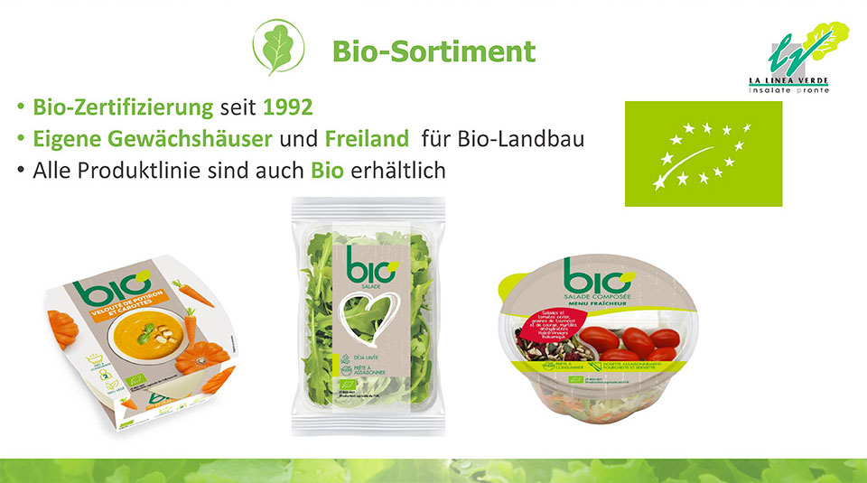 Bio sortiment La linea verde